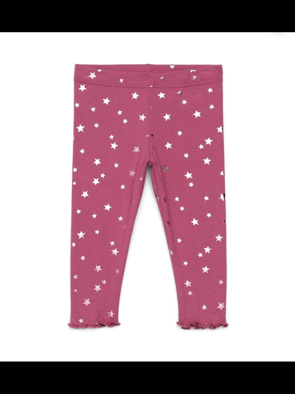 NWT Baby Girls Pink Star Leggings – Size 12M 🌟
